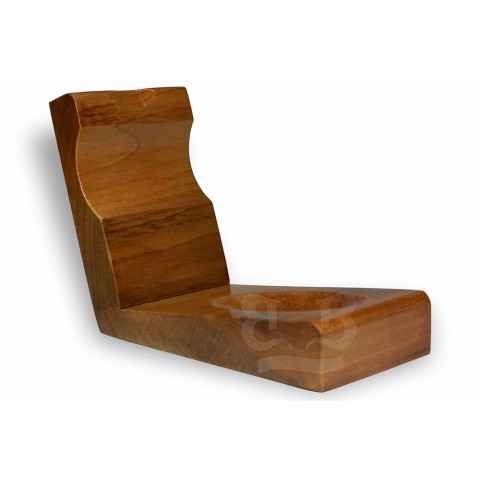 Suporte para Cachimbo Madeira Botinha Mod 7 (Suporta 1 cachimbo)